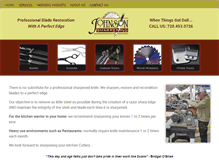 Tablet Screenshot of johnsonsharpening.com